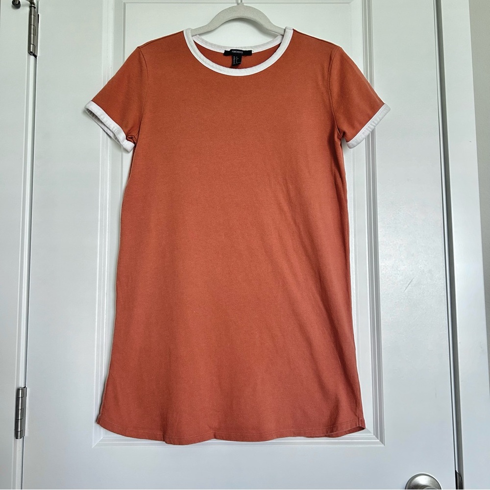 Forever 21 Rust Colored T-Shirt Dress